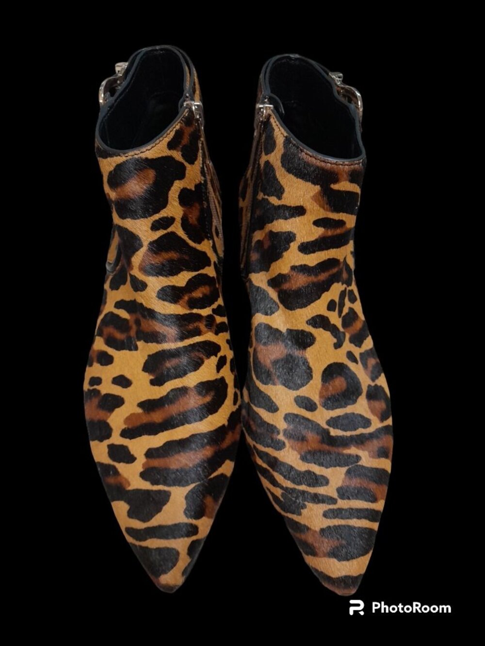 Sole Society Leopard Print Booties Mob Wife Night Out Streetwear Statement 8M